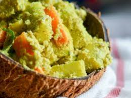 Avial Recipe Without Curd Mixed Veggies In Coconut Sauce