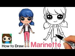 Welcome to the ladybug miraculous coloring section, you can find a great variety of fun coloring miraculous ladybug and cat noir. How To Draw Miraculous Ladybug Marinette Dupain Cheng Safe Videos For Kids