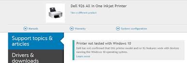 You can print directly from brands. Dell 926 Driver And Windows 10 Dell Community