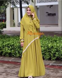 Informasi dan model gamis terbaru. Ranaya Syar I Khimar Lemon Material Full Moscrepe Apl Lace Zipper Depan Idr 165k Size All S Muslim Fashion Dress Moslem Fashion Clothes For Women