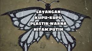 Gambar vektor tersedia melalui unduh di publicdomainvectors.org terikat dengan akta creative commons deed cc0. Layangan Kupu Kupu Plastik Warna Hitam Putih Youtube