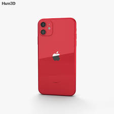 Apple Iphone 11 Red 3d Model Electronics On Hum3d