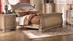 The rich look of the burnished brown finish flows beautifully over the decorative. South Coast Bedroom Furniture From Millennium By Ashley Youtube