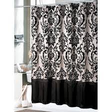 Cleanliness just got more creative. Black Shower Curtain For Elegant Bathroom Daphene Shower Curtain Hivenn Com Bathrom Designs Inspirat Victorian Shower Curtains White Shower Curtain Curtains