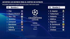 Arsenal, benfica, chelsea, dinamo zagreb. Sorteo Uefa Champions League Octavos De Final En Vivo Y Online Mediotiempo