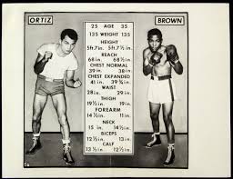 Carlos ortiz was born 80 years ago today, on sept. Boxing History On Twitter A Tale Of The Tape For Carlos Ortiz Vs Joe Old Bones Brown 1962 Boxing History