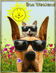 Résultat de recherche d'images pour "gif bon week end bisous"