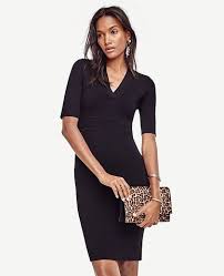 Image Of V Neck Sweater Dress Dresses Business Casual Attire Airport Attire