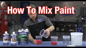 How To Mix Car Paint Understanding Paint Mixing Ratios With Kevin Tetz At Eastwood
