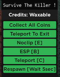 All survive the killer codes coins, xp, knives, weapons and tons of rewards to survive the killer, just check if you have redeemed them all: Survive The Killer Gui