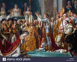 Napoleon bonaparte, 15 августа 1769, аяччо, корсика — 5 мая 1821, лонгвуд, остров святой елены) — император французов в. Kronung Von Kaiser Napoleon Bonaparte Ausschnitt Aus Einem Grosseren Gemalde Mit Dem Titel Sacre De L Empereur Napoleon Ier Et Couronnement De L Imperatrice Josephine Dans La Cathedrale Notre Dame De Paris Le