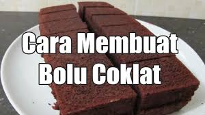 Nah, sekarang kamu bisa membuat bolu ketan hitam panggang yang enak sendiri di rumah, deh! Cara Membuat Bolu Coklat Yang Lembut Resep Paling Simple Youtube