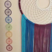 7 Chakras Rainbow Dream Catcher 7cm Hoop By Dreampeacepositivity Dream Catcher Boho Large Dream Catcher Dream Catcher