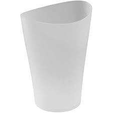 3 gallon dual sided office recycling wastebasket 780947 (2 colors). Amazon Com Rubbermaid Spa Works Vanity Wastebasket Home Bathroom Office Use Small 9 Quart Plastic Clear Home Kitchen