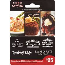 Landrys Gift Card For Saltgrass Steak House Entertainment