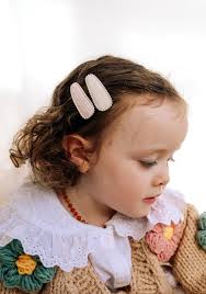 Fabric Snap Clip 2 Pack, Toddler Hair Clips, Baby Hair Clips, Fabric  Barrettes, Soft Hair Clips, No Slip Hair Clips, Floral Fringe Clip,