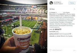 Mexico City Stadium Food For Nfl Game Instant Ramen Noodles