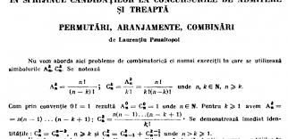 O mulńime împreunã cu o ordine bine determinatã de dispunere a elementelor sale. Lawrence Pagina 3 Concursul NaÈional De MatematicÄ LaurenÈiu Panaitopol
