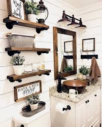 Small Bathroom Design Ideas Smallbathroom With Images Farmhouse Bathroom Decor Rustic Bathroom Designs Bathroom Farmhouse Style