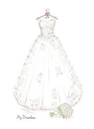 Over 3000 Amazing Wedding Dress Sketches Created Wedding Dress Sketches Fashion Drawing Dresses Dress Sketches