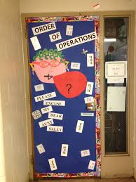 Fun and easy christmas front door decorating ideas and tips! Classroom Math Themed Door Decor Her Face Is Made Completely Out Of Numbers Math Classroom Elementary Classroom Decor Classroom Decor