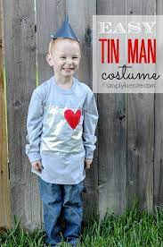 Easy Tin Man Costume Tutorial Diy Halloween Costume Old Salt Farm Tin Man Costumes Diy Tin Man Costume Diy Costumes Men