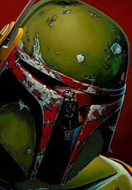 Helmet Reflections Boba Fett Star Wars Art Star Wars Fan Art Clone Wars Art