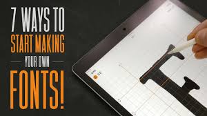 Check spelling or type a new query. 7 Ways To Make Your Own Fonts Ian Barnard