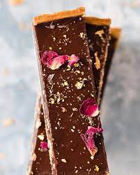 Gold leaf is available in a wide variety of karats and shades. Chocolate Truffle Tart With Rose Petals And Gold Leaf By Salted Mint Quick Easy Recipe The Feedfeed