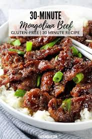 30 Minute Mongolian Beef In 2020 Healthy Beef Recipes Beef Recipes For Dinner Best Beef Recipes
