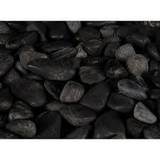 Msi 0 5 Cu Ft 1 In To 2 In 40 Lbs Black Polished Pebbles Bag Lpebqblk5pol40 The Home Depot Polished Pebble Landscaping With Rocks Mexican Beach Pebbles