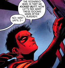 It's the mask. — Talk to us about Dick and Damian's relationship?