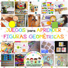Juegos educativos para primaria (de 6 a 12 años). 20 Juegos Para Aprender Las Figuras Geometricas Materiales Educativos Para Maestras