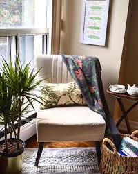 Maybe a dark espresso or even black small round side table with a reading lamp on it. 25 Cozy Reading Nook Ideas For Small Spaces 2021