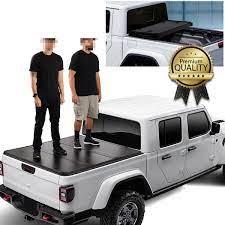 Customize your truck and keep your gear organized, weatherproof this decked truck bed organizer fits a jeep gladiator pickup truck with a bed length of 5' manufactured from 2020 to current. For 2020 Jeep Gladiator Jt Pickup Truck Bed Hard Top Folding Solid Tri Fold Tonneau Cover Kit Walmart Com Walmart Com