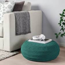 Otteron Innerskar Pouffe In Outdoor Dark Green Ikea In 2020 Pouffe Outdoor Pouf Outdoor Tables And Chairs