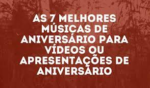 São quase 2 milhões de canções e milhares de playlists para assistir com vídeos e legendas! As 7 Melhores Musicas De Aniversario Para Videos Ou Apresentacoes De Aniversario