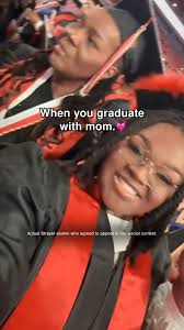 Kia Limehouse and her mom, Tracy Williams, earned their degrees together.  When it came to hearing their names called out together at commencement,  Tracy said that she “felt overjoyed hearing my name ...