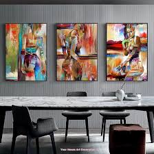 A wide variety of wall art home decor options are available to you, such as plastic type, fabric type, and plant fiber type. Nordic Canvas Painting Fashion Sex Figure Picture Wall Art Home Decor Poster Living Room Girl Bedroom Abstract Art Oil Painting Painting Calligraphy Aliexpress