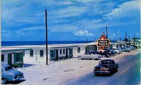 Peeks Beach Motel Panama City Beach Florida Postcard 1950 S Panama City Beach Florida Panama City Panama Panama City Beach