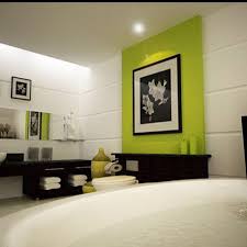 Lime And Black Bathroom Love The Black And White Photo Idea On Green Feature Lime Green Bathrooms Green Bathroom Green Accent Walls
