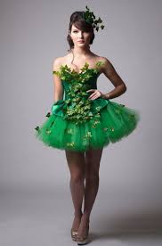 Benutzerdefinierte Poison Ivy Grunes Kleid Kostum Prom Halloween Kostum Karneval Kostum Damen Grunes Kleid Und Kleider
