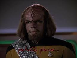 Klingons do not have a center button