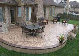 Stamped And Stained Concrete Patios For The Home Concrete Patio Concrete Patio Designs Patio Design