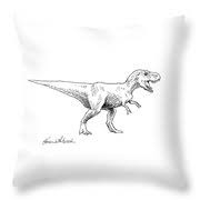 Drawing t rex step by step pictures in here are posted and uploaded by adina porter for your drawing t rex step by step images collection. Tyrannosaurus Rex Dinosaur T Rex Ink Drawing Illustration Throw Pillow For Sale By K Whitworth