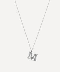 It has, in many w. Silver Floral Letter M Alphabet Necklace Liberty