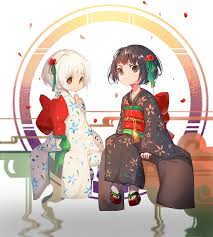 Wallpapers in ultra hd 4k 3840x2160, 1920x1080 high definition resolutions. Hd Wallpaper Hoozuki No Reitetsu Anime Girls Loli Japanese Kimono Short Hair Wallpaper Flare