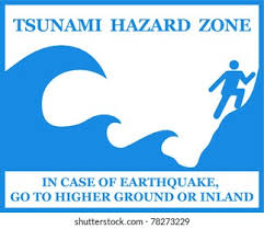 Hawaii's status was upgraded to watch. in unverified footage posted on social media, the. Tsunami Warning Sign Case Danger Go Stock Photo Edit Now 78273229