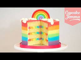 Need Rainbow Cake Ideas For A Birthday Cake Or A Special Occasion Check Out These 15 Ravishing Rainbow Cakes On Find Yo Rainbow Cake Recipe Cupcake Jemma Cake