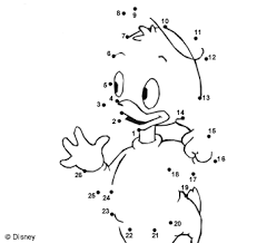 Unisci I Puntini Disney Qui Quo Qua Disney Disegni Da Colorare Puntinismo